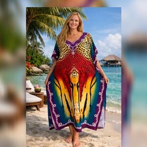 Beautiful Printed Kaftan OS